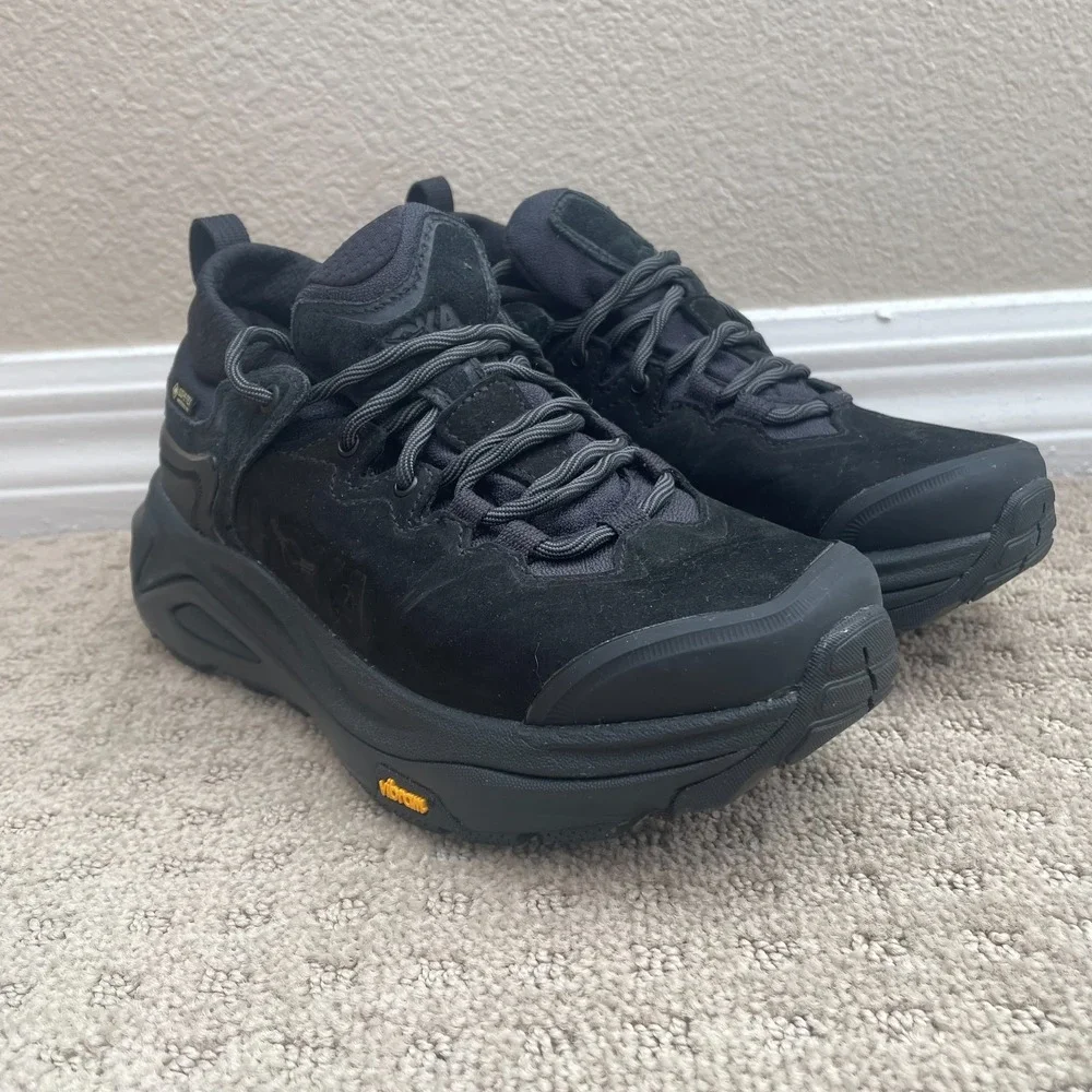 Hoka One Kaha 3 Low GTX Gore-Tex Vibram Hiking Trail Shoes Women US 6B NWOB $220